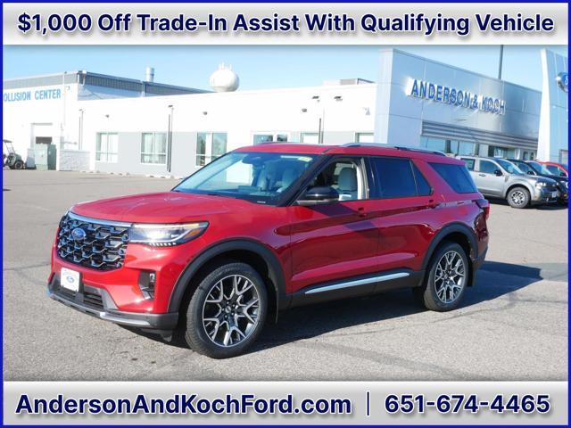 new 2025 Ford Explorer car, priced at $57,928