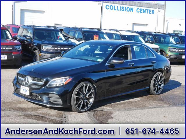 used 2021 Mercedes-Benz C-Class car, priced at $25,495