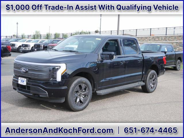 new 2025 Ford F-150 Lightning car, priced at $65,495