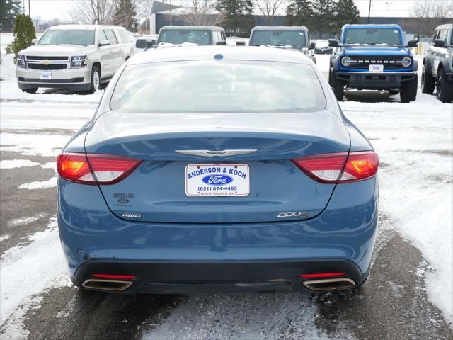 used 2015 Chrysler 200 car, priced at $7,995