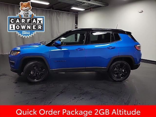 used 2021 Jeep Compass car, priced at $18,994