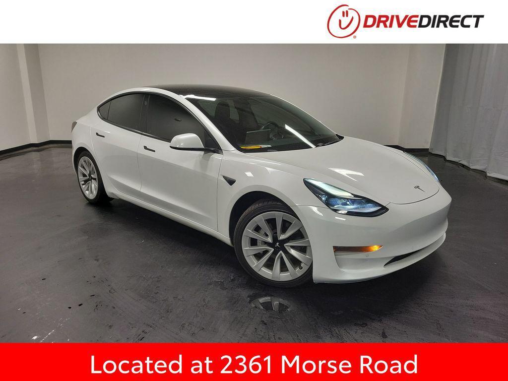 used 2021 Tesla Model 3 car, priced at $17,995