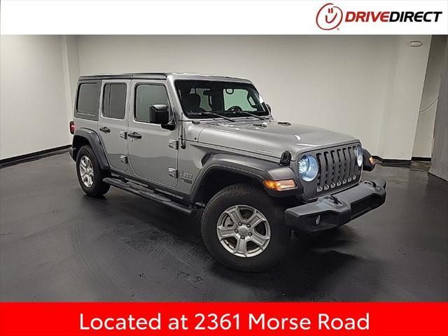 used 2019 Jeep Wrangler Unlimited car, priced at $18,500