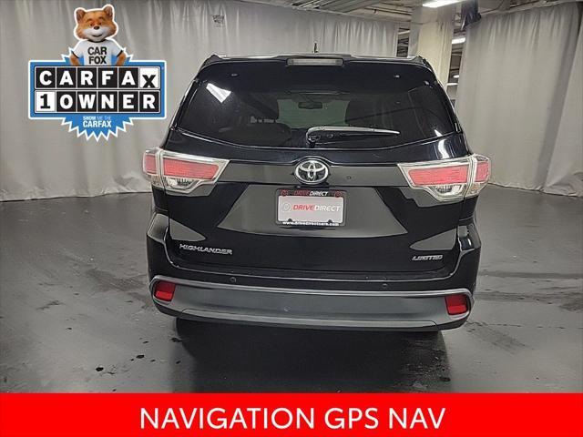 used 2016 Toyota Highlander car, priced at $19,500