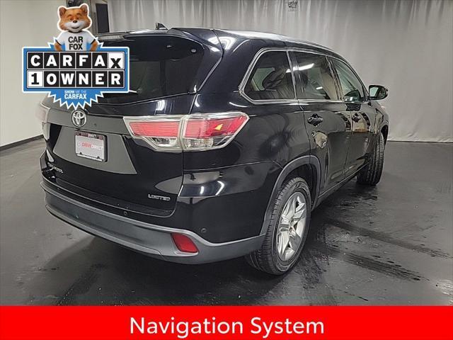 used 2016 Toyota Highlander car, priced at $19,500