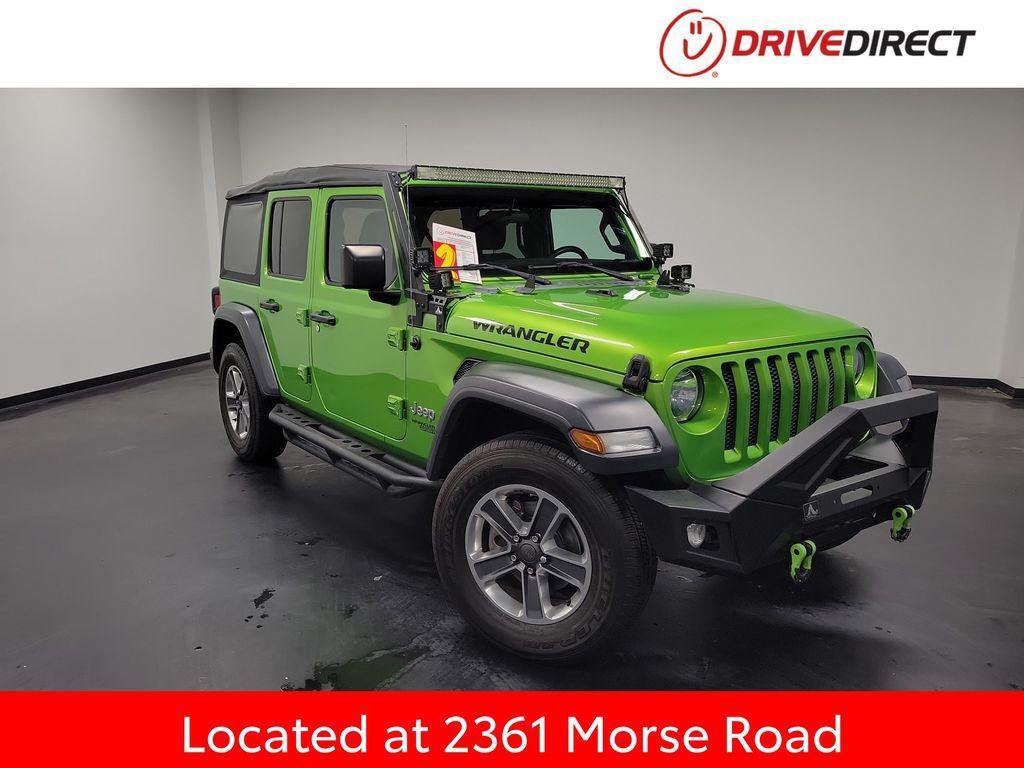 used 2018 Jeep Wrangler Unlimited car, priced at $22,500