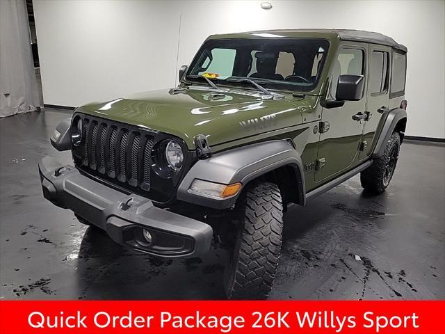 used 2021 Jeep Wrangler Unlimited car, priced at $27,500