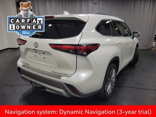 used 2021 Toyota Highlander car, priced at $34,994