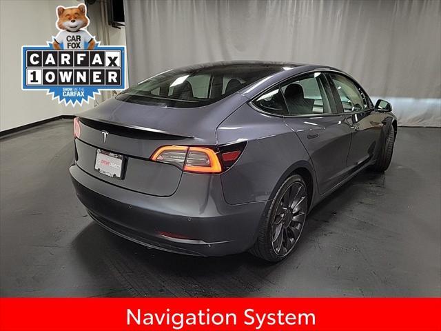 used 2021 Tesla Model 3 car, priced at $27,500