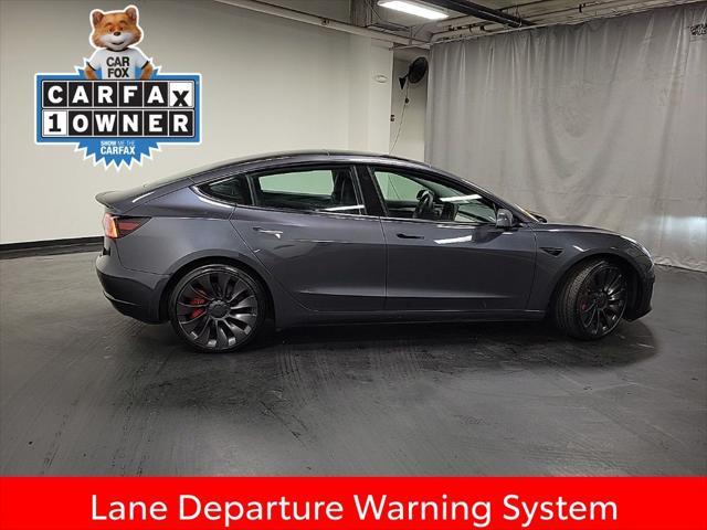 used 2021 Tesla Model 3 car, priced at $27,500