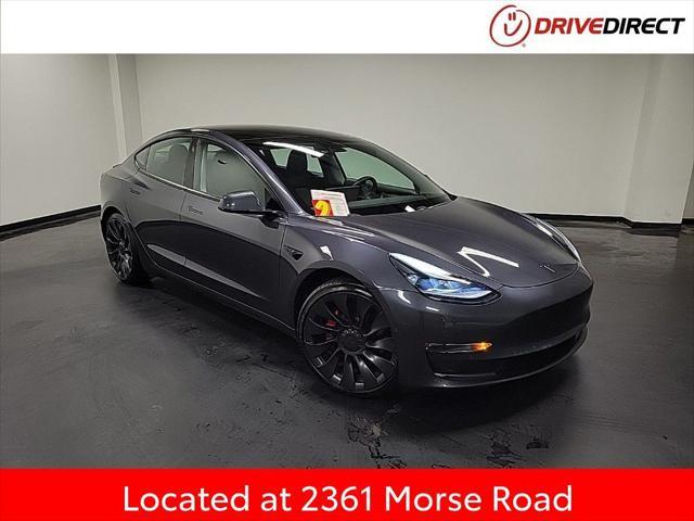 used 2021 Tesla Model 3 car, priced at $27,500