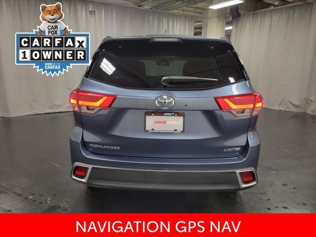 used 2019 Toyota Highlander car, priced at $20,500