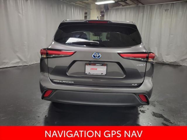 used 2021 Toyota Highlander Hybrid car, priced at $34,995