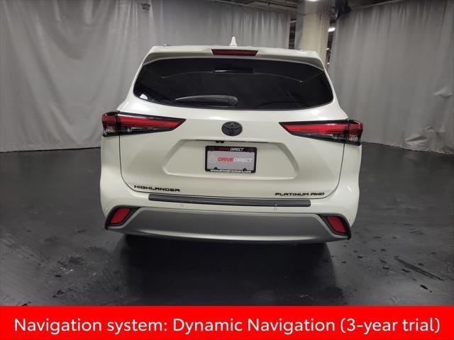 used 2021 Toyota Highlander car, priced at $35,994