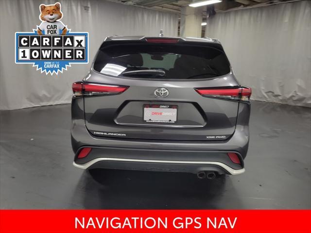 used 2022 Toyota Highlander car, priced at $37,995