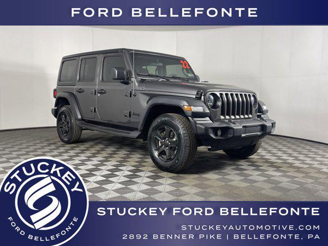 used 2022 Jeep Wrangler Unlimited car, priced at $29,497