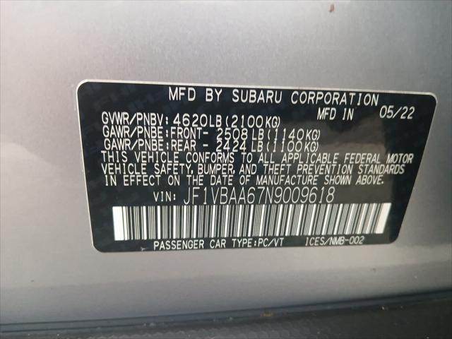 used 2022 Subaru WRX car, priced at $26,770