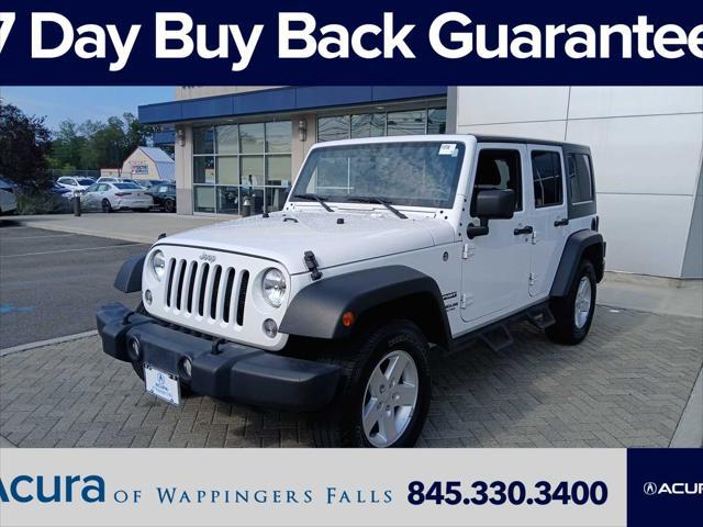 used 2017 Jeep Wrangler Unlimited car, priced at $21,998