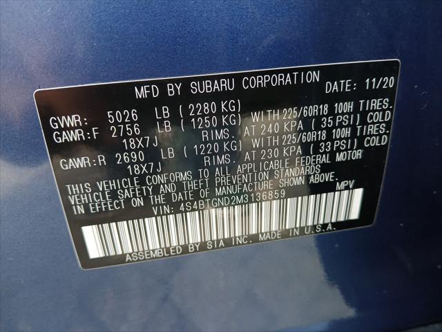 used 2021 Subaru Outback car, priced at $26,885