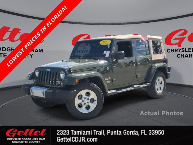 used 2015 Jeep Wrangler Unlimited car, priced at $16,960