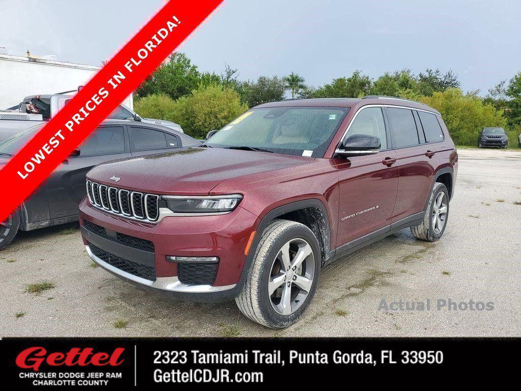 used 2021 Jeep Grand Cherokee L car, priced at $25,299