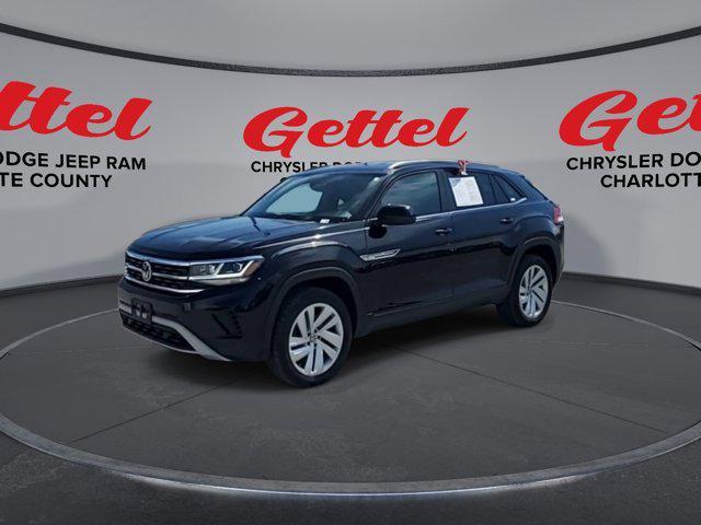 used 2022 Volkswagen Atlas Cross Sport car, priced at $24,999