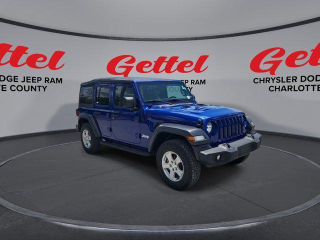 used 2020 Jeep Wrangler Unlimited car, priced at $21,899