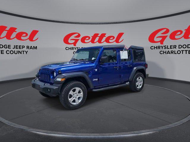 used 2020 Jeep Wrangler Unlimited car, priced at $21,899