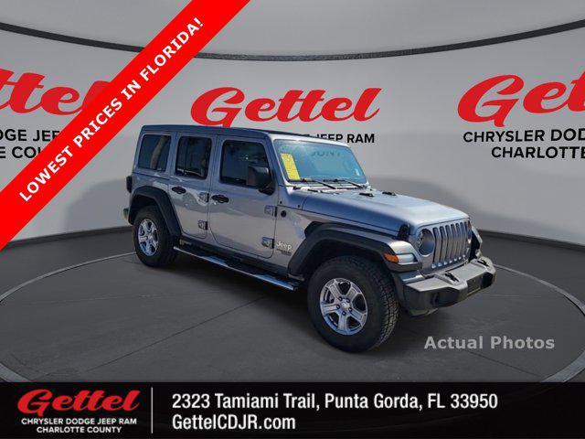 used 2021 Jeep Wrangler Unlimited car, priced at $28,565