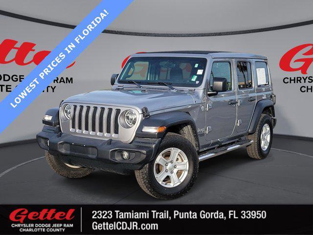 used 2021 Jeep Wrangler Unlimited car, priced at $27,299