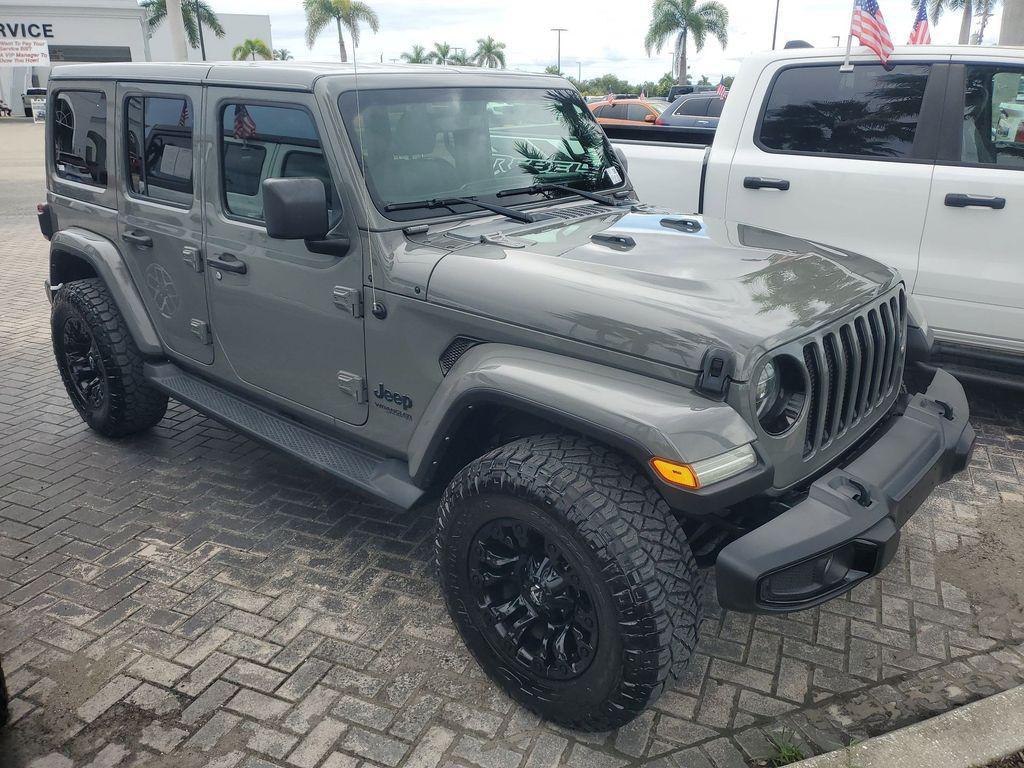 used 2021 Jeep Wrangler Unlimited car, priced at $33,006