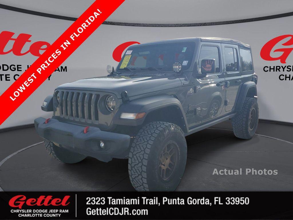 used 2021 Jeep Wrangler Unlimited car, priced at $29,199