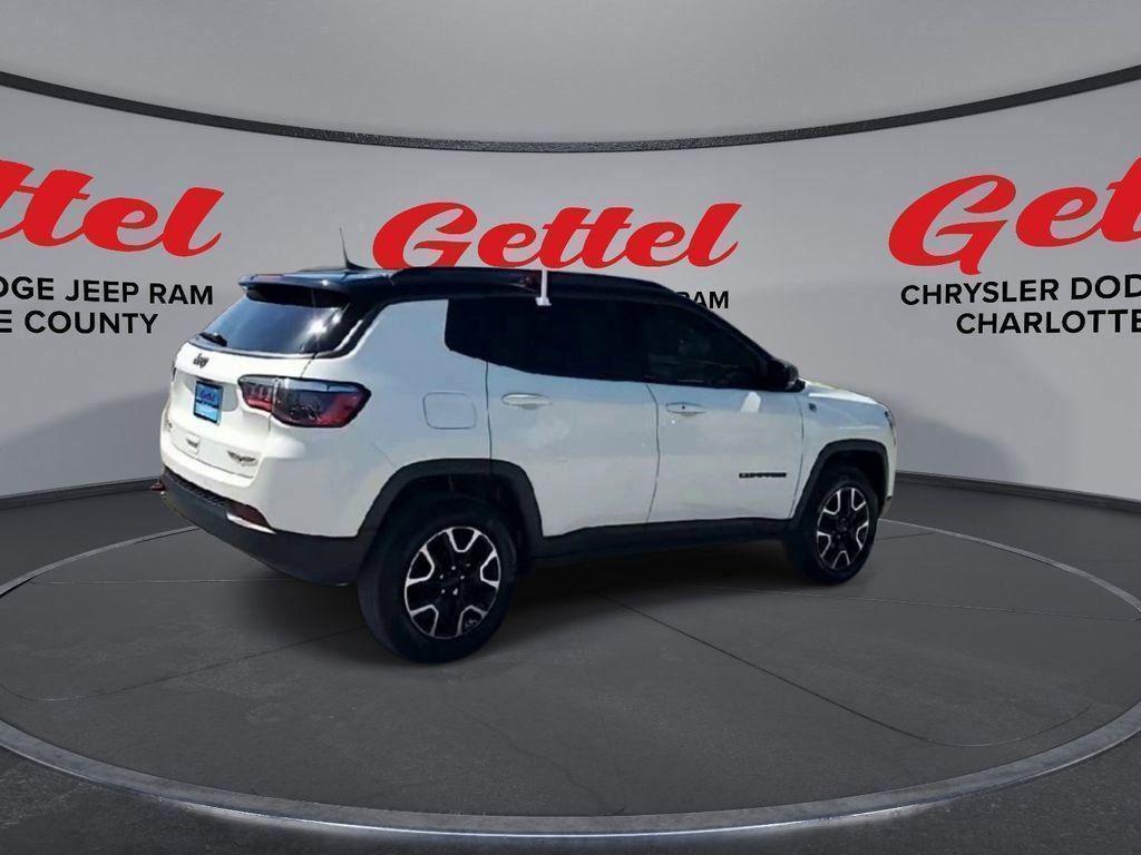 used 2021 Jeep Compass car, priced at $20,999