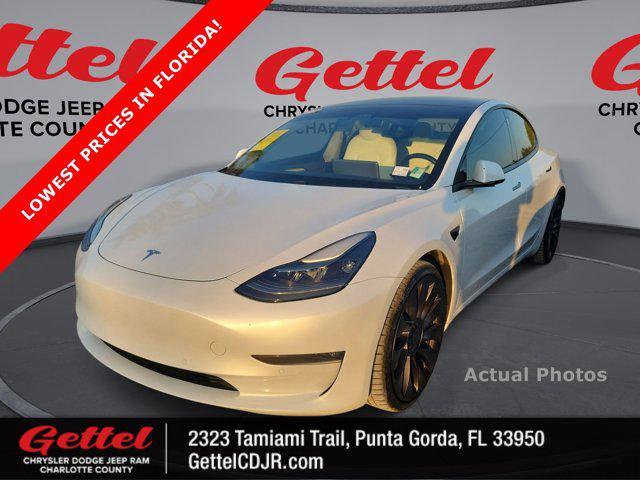 used 2021 Tesla Model 3 car, priced at $25,600