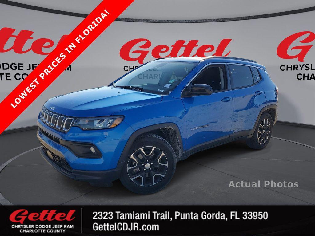 used 2022 Jeep Compass car, priced at $18,399