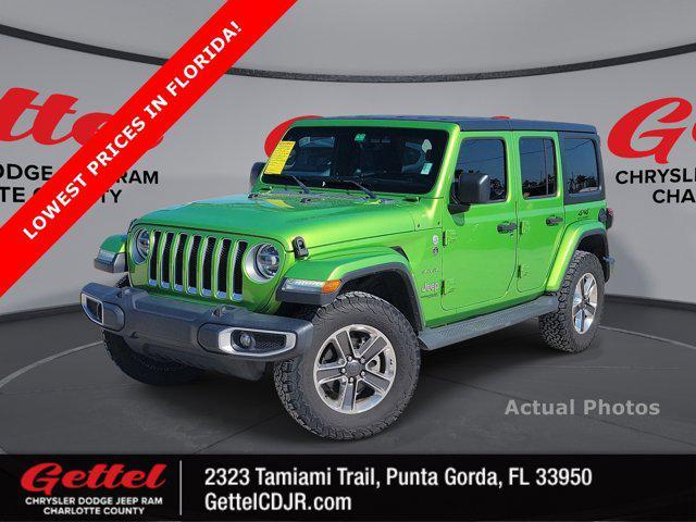 used 2020 Jeep Wrangler Unlimited car, priced at $29,599