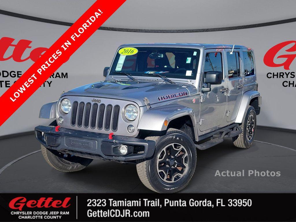 used 2016 Jeep Wrangler Unlimited car, priced at $18,999