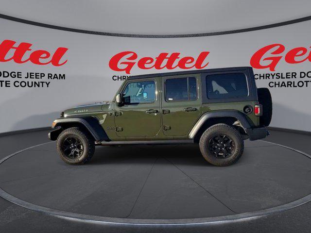 used 2021 Jeep Wrangler car, priced at $28,299