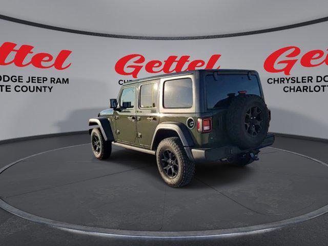 used 2021 Jeep Wrangler car, priced at $28,299