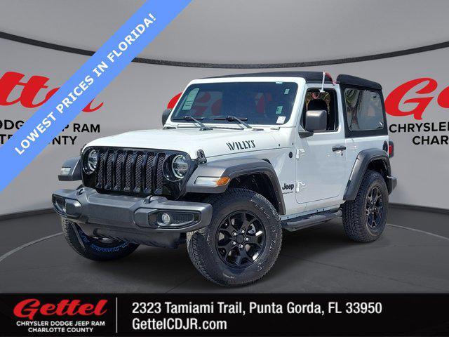 used 2022 Jeep Wrangler car, priced at $26,999