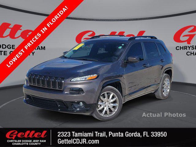 used 2018 Jeep Cherokee car, priced at $16,999