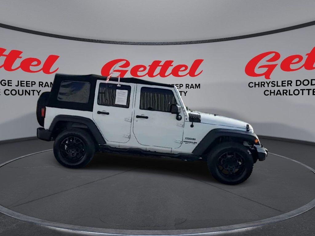 used 2017 Jeep Wrangler Unlimited car, priced at $16,605