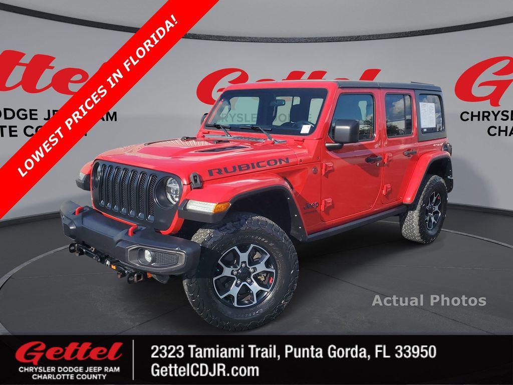 used 2021 Jeep Wrangler Unlimited car, priced at $38,299