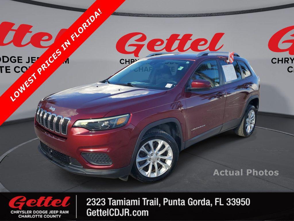 used 2021 Jeep Cherokee car, priced at $17,599
