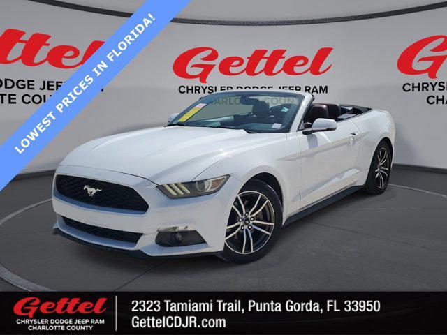 used 2016 Ford Mustang car, priced at $15,481