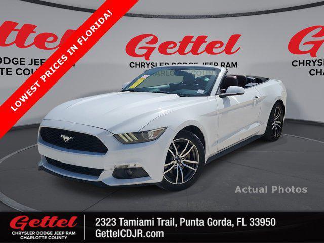 used 2016 Ford Mustang car, priced at $16,596