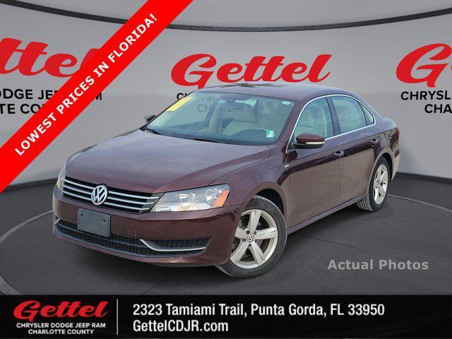 used 2014 Volkswagen Passat car, priced at $8,299