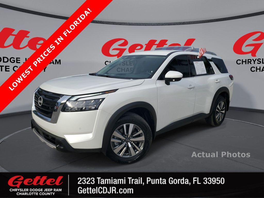 used 2025 Nissan Pathfinder car, priced at $37,599