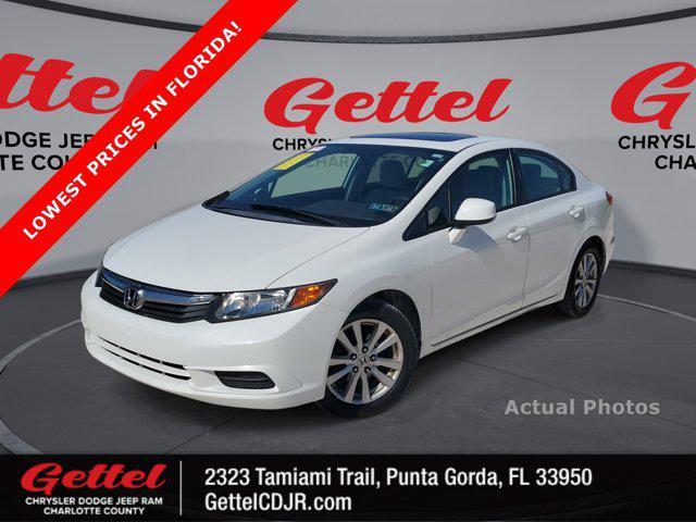 used 2012 Honda Civic car, priced at $8,434