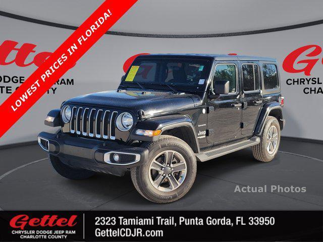 used 2021 Jeep Wrangler Unlimited car, priced at $30,312